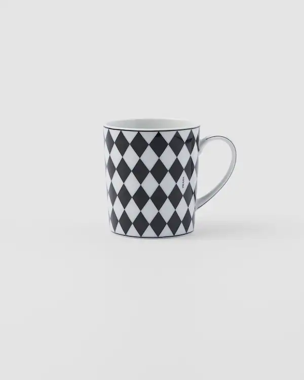 Taza de porcelana - Damero