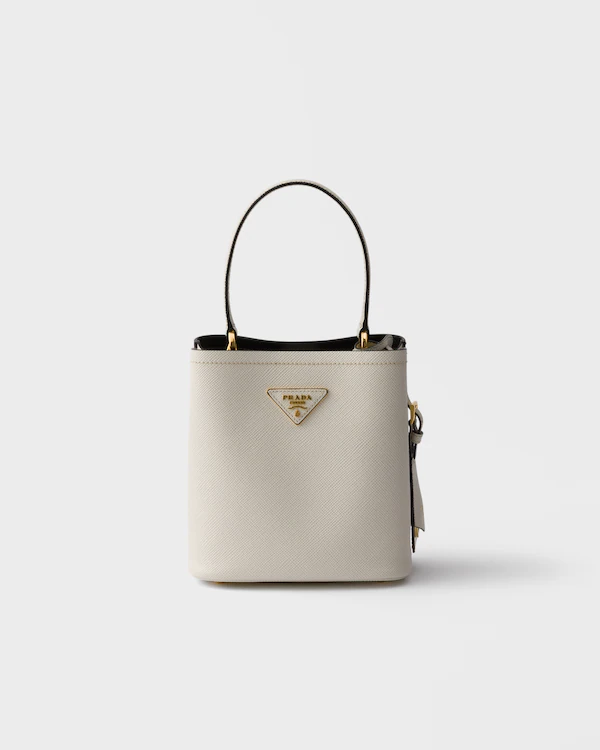 Bolso Prada Panier mini de cuero Saffiano