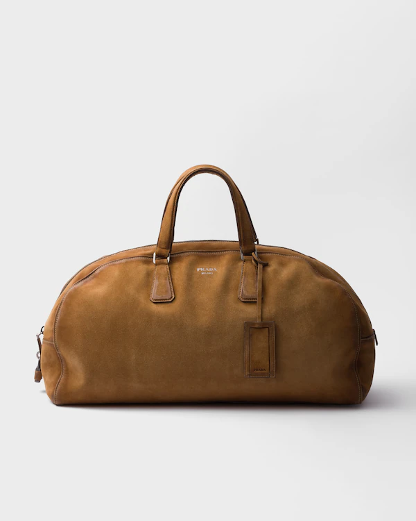 Bolso de viaje de ante
