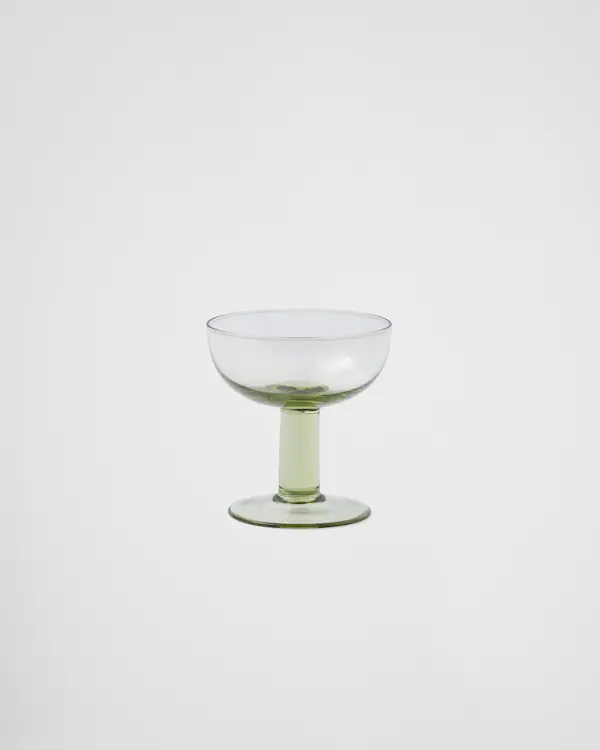 Juego de dos copas de champán de cristal - Plinth