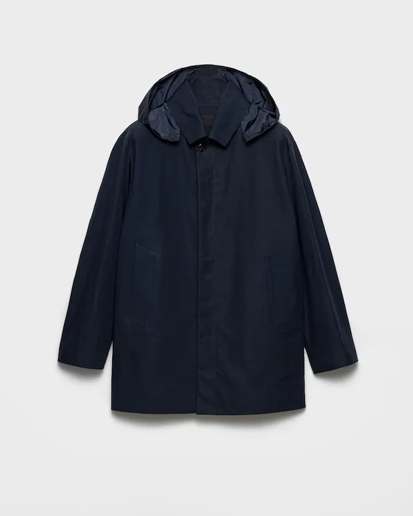 Chaqueta de algodón con capucha