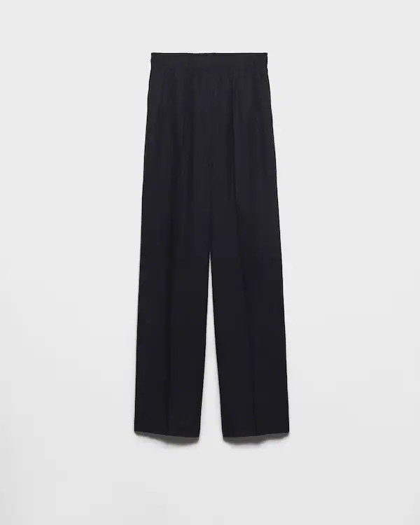 Pantalones de seda lavada
