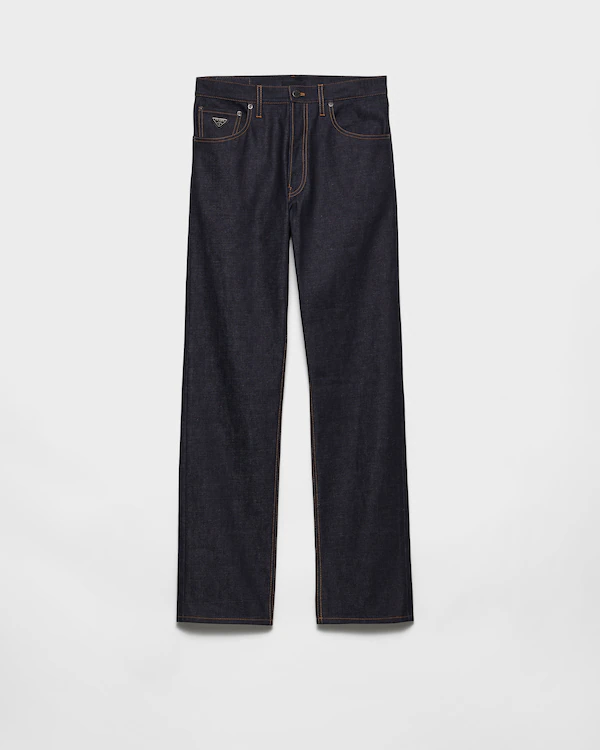 Pantalones vaqueros de denim crudo regulares