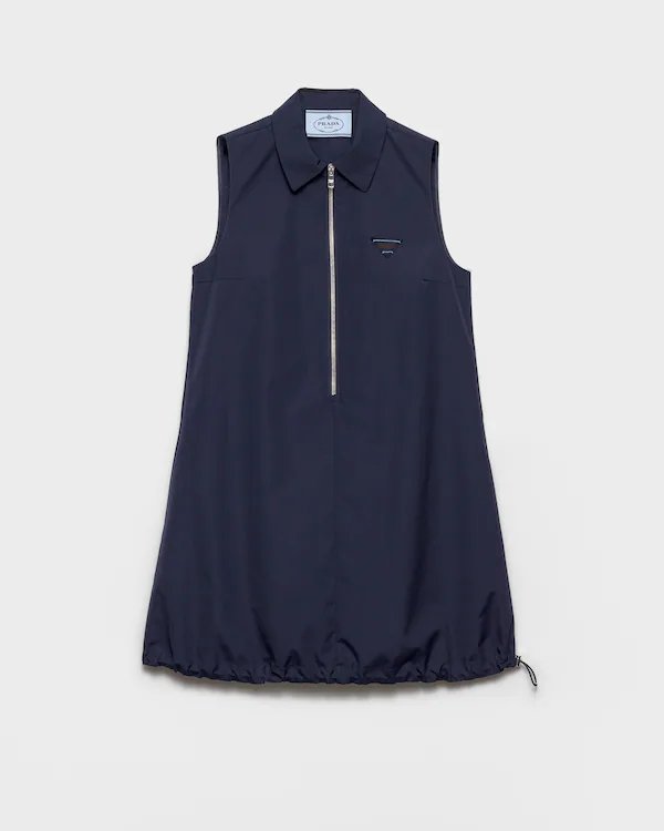 Vestido mini de popelín