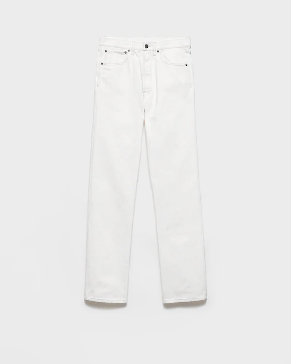 Pantalones vaqueros de denim viejo de cinco bolsillos