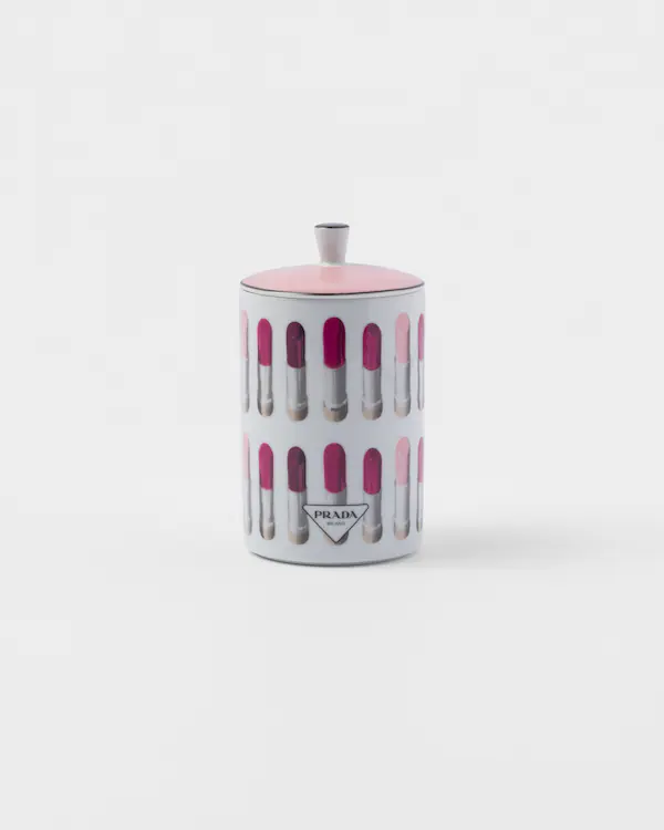 Vela aromática de porcelana - Estilo lápiz de labios