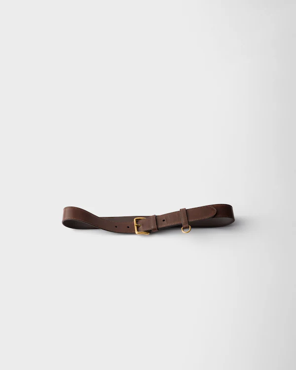 Cinturón de cuero envejecido