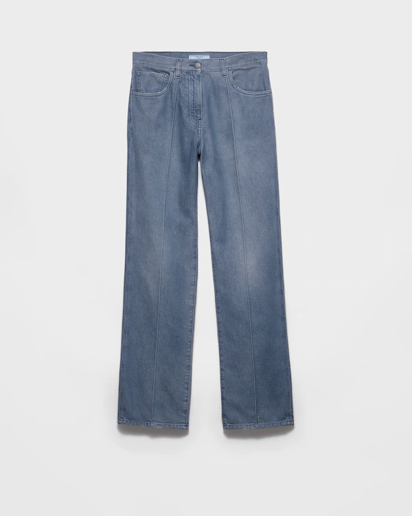 Pantalones vaqueros de denim lavado