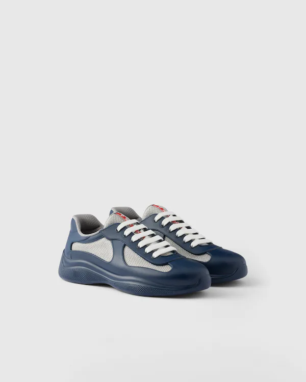 Zapatillas Prada America's Cup de goma suave y tejido de bicicleta