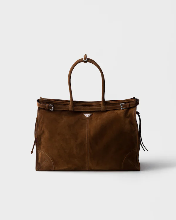 Bolso bandolera de ante Prada Bonnie