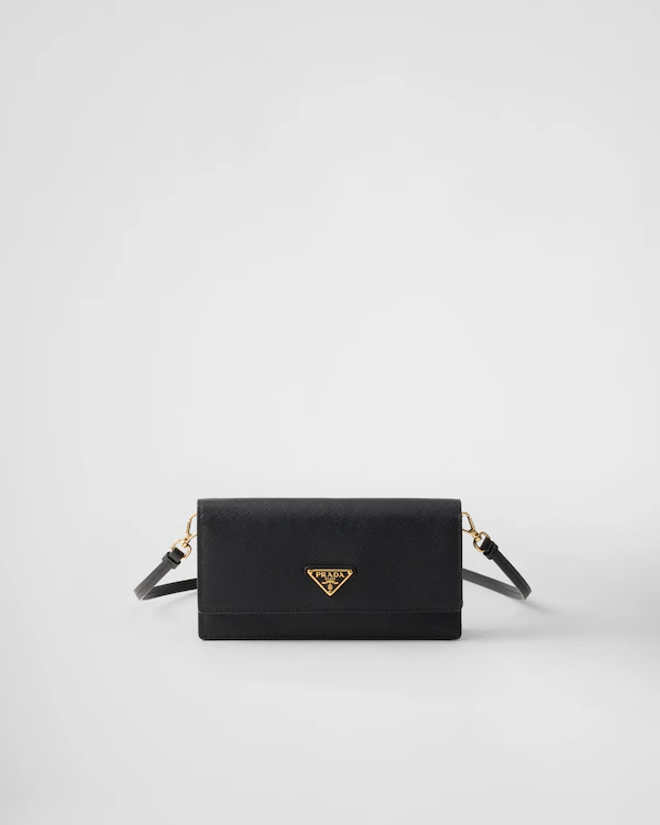 Bolso mini de cuero Saffiano