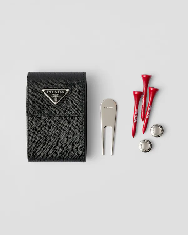 Estuche de palos de golf de cuero Saffiano