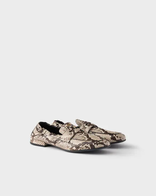 Zapatillas de cuero Ayers estampadas con diseño desestructurado