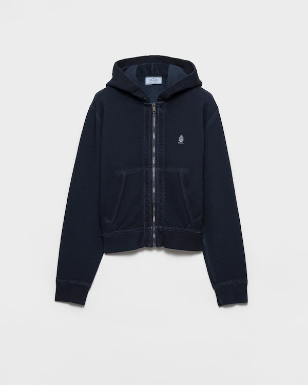 Chaqueta de sudadera de algodón