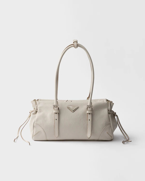 Bolso bandolera mediano de cuero envejecido Prada Bonnie