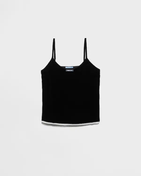 Top de terciopelo