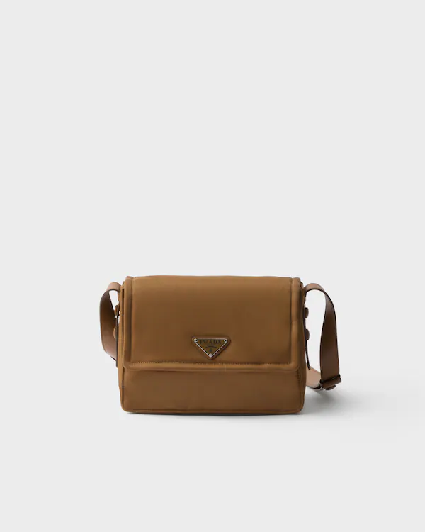 Bolso bandolera pequeño acolchado Re-Nylon Prada