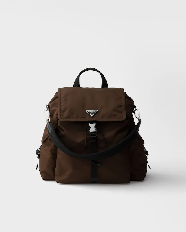 Mochila Prada Explore de Re-Nylon y cuero