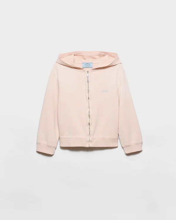 Chaqueta de punto de algodón con cremallera