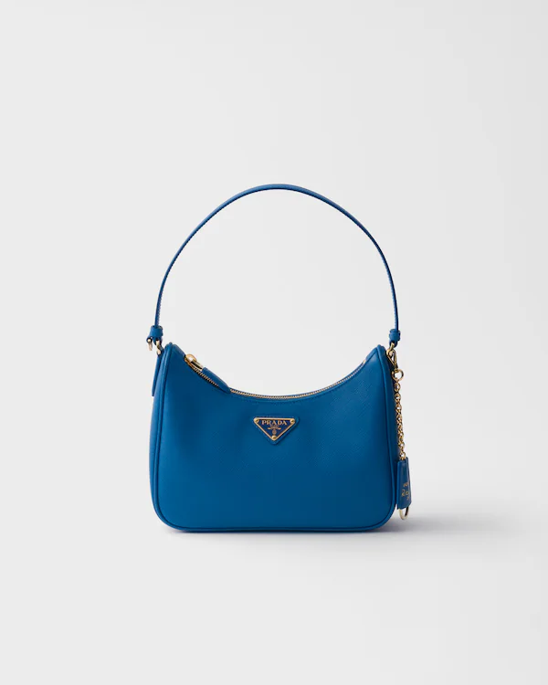 Bolso mini de cuero Saffiano Prada Re-Edition 2005