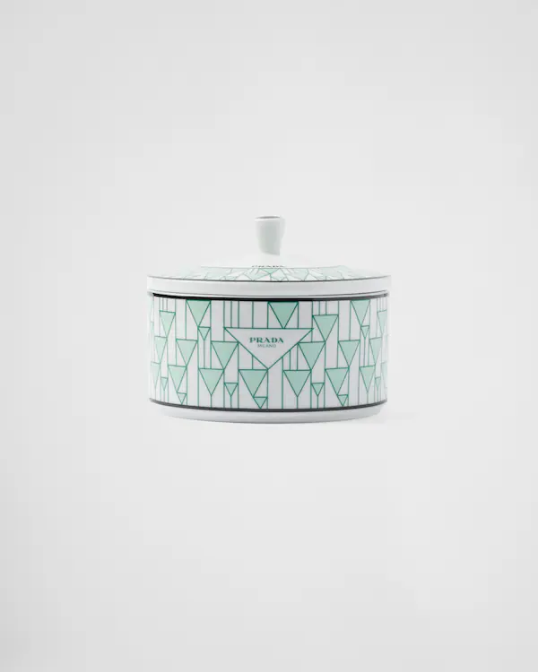 Caja de porcelana - Verde Viena