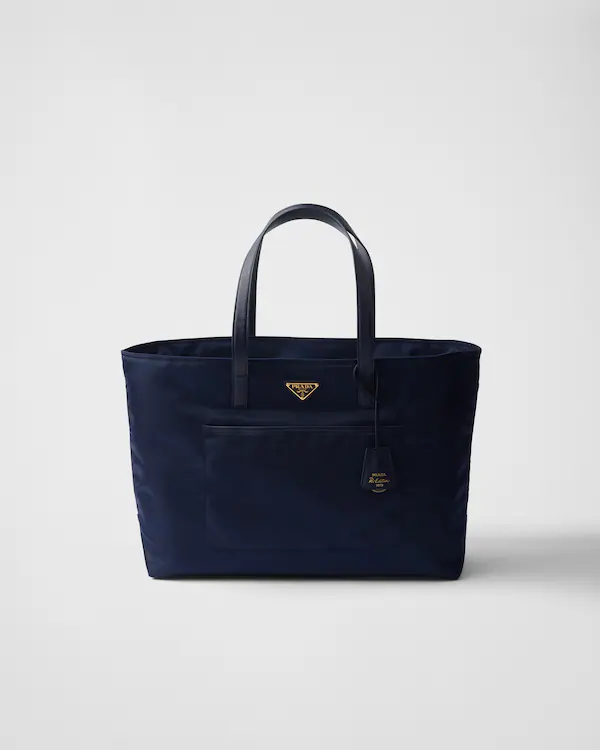 Bolso bandolera grande Re-Nylon y cuero Saffiano Prada Re-Edition 1978