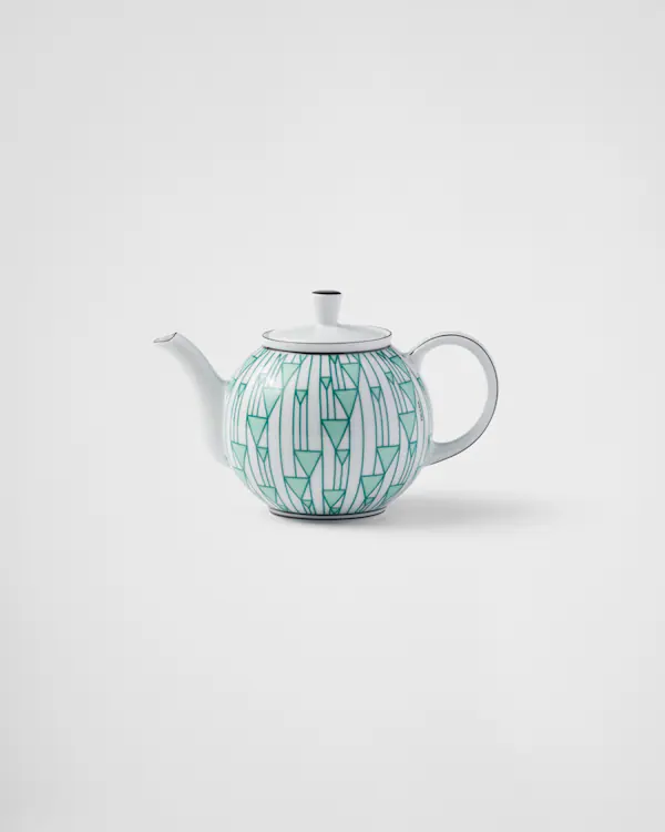 Tetera de porcelana - Verde Viena
