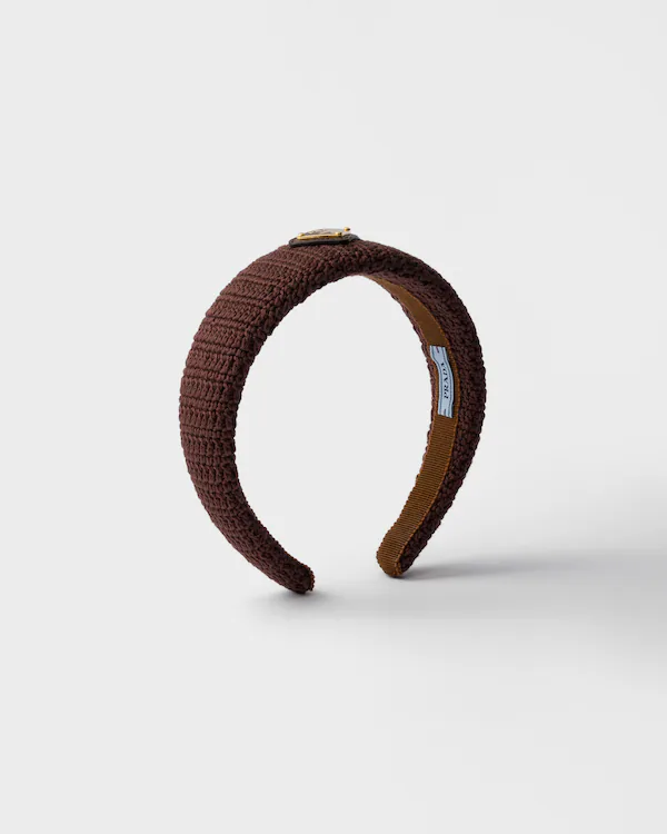 Diadema de ganchillo