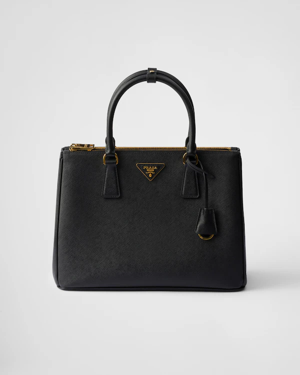 Bolso grande de cuero Saffiano Prada Galleria