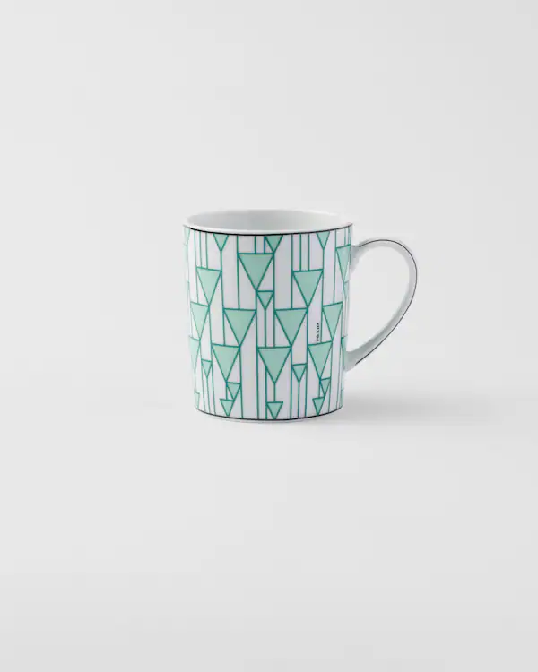 Taza de porcelana - Verde Viena
