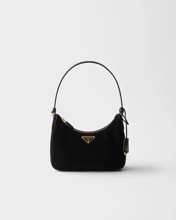 Bolso mini de ante Prada Re-Edition 2005