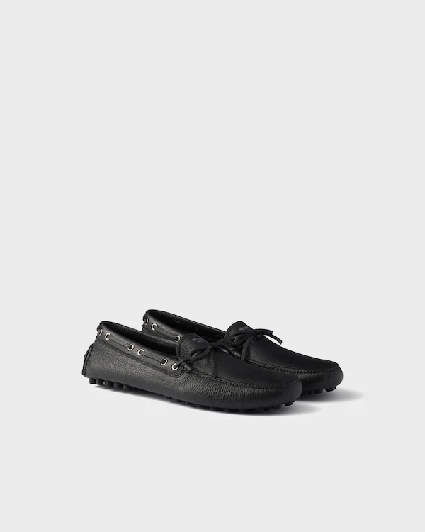 Zapato de conducción de cuero