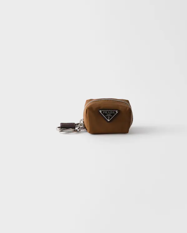 Mini bolsillo de Re-Nylon y cuero
