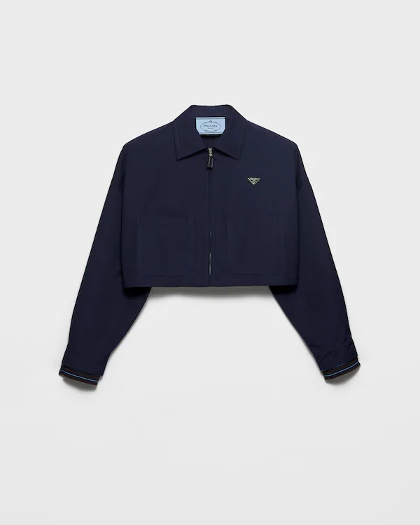 Chaqueta blousón de popelín