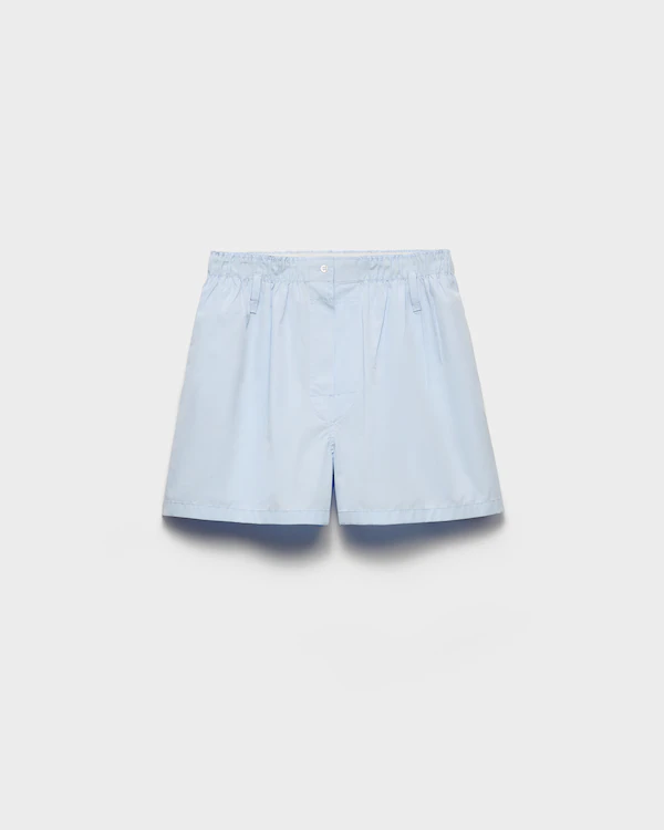 Pantalones cortos de popelín de algodón