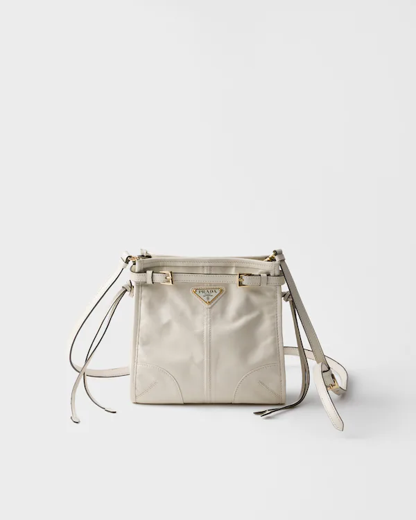 Bolso bandolera pequeño de cuero Prada Bonnie