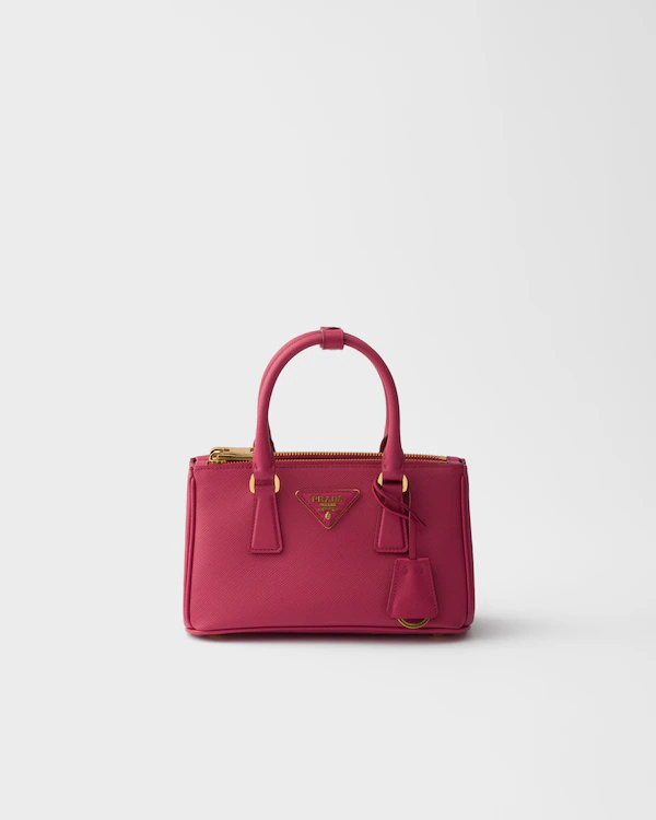 Bolso de cuero Saffiano Prada Galleria mini