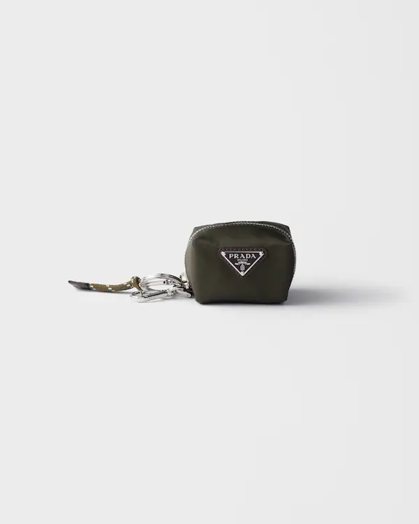 Colgante de llaves Prada Speedrock Re-Nylon