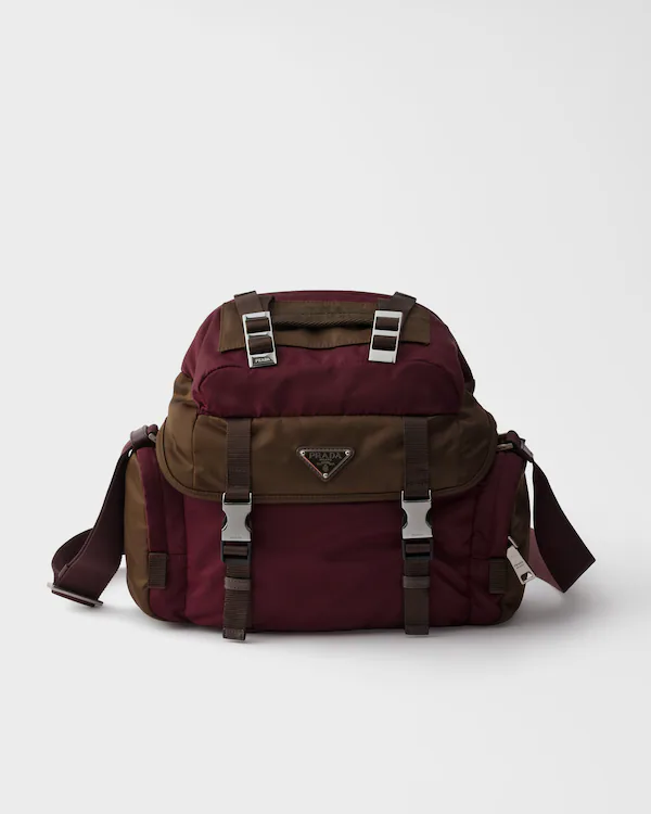 Bolso bandolera de Re-Nylon y cuero
