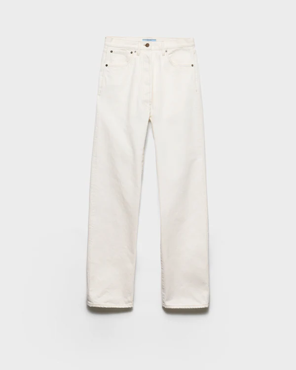 Pantalones vaqueros de denim viejo de cinco bolsillos