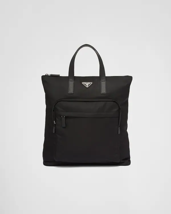 Bolso bandolera de Re-Nylon y cuero Saffiano