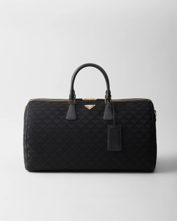 Bolsa de viaje de tela bordada