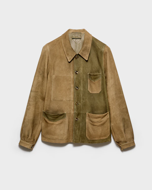 Chaqueta blousón de ante