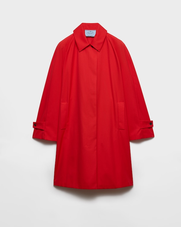Chaqueta de gabardina de un solo botón