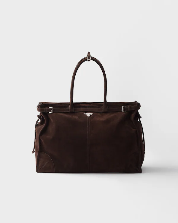Bolso bandolera de ante Prada Bonnie