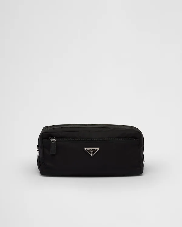 Bolsa de viaje de Re-Nylon y cuero Saffiano