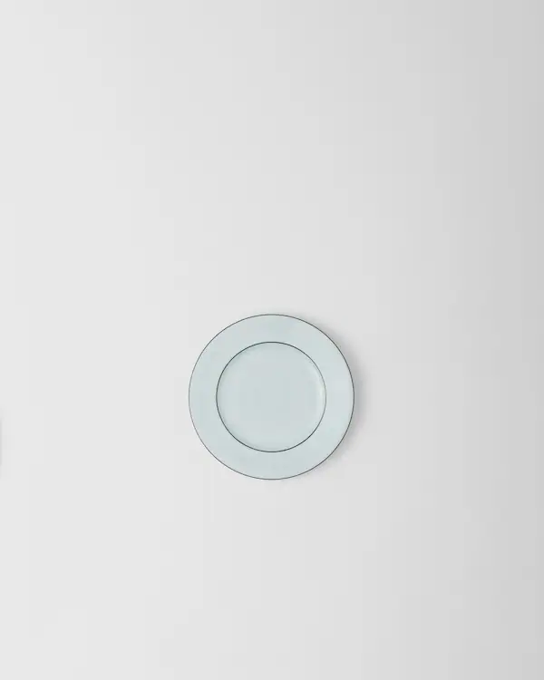 Juego de dos platos de pan de porcelana - Celadón