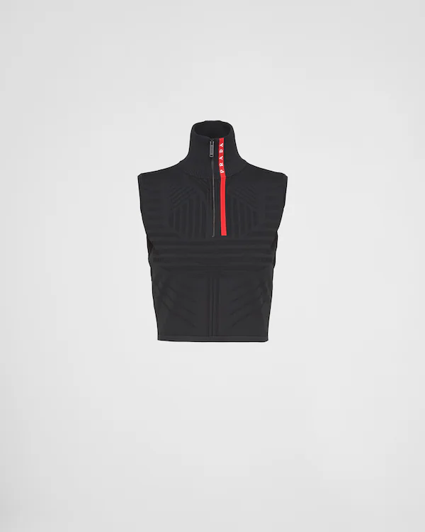 Top sin mangas Tech Rec Re-Nylon piqué