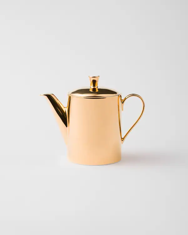 Tetera de porcelana - Oro sólido