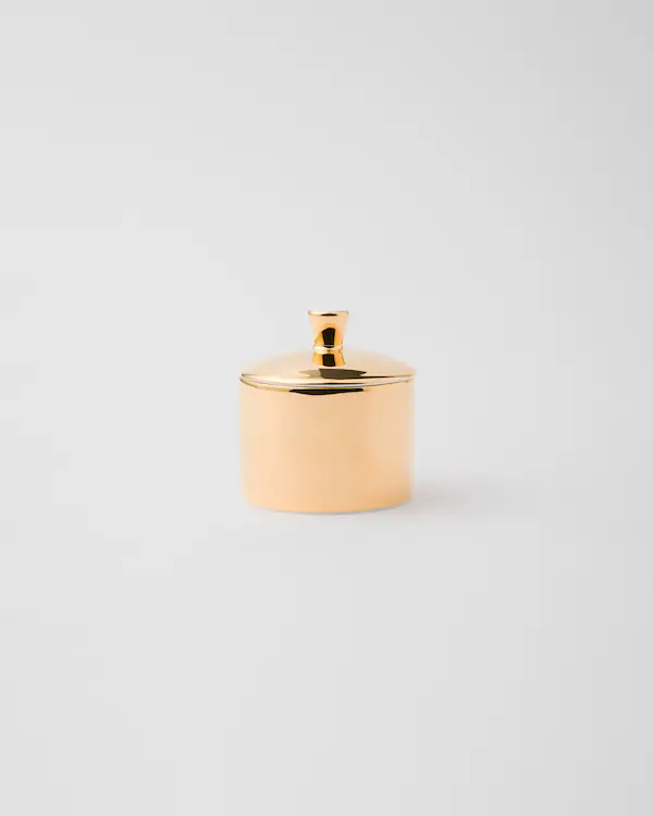 Cacharro de azúcar de porcelana - Oro sólido
